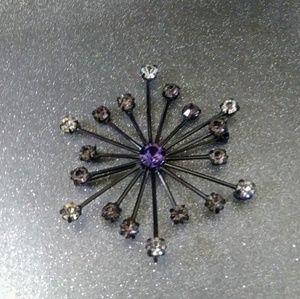 **3 for $9** NWOT Metal & Stone Pin / Brooch